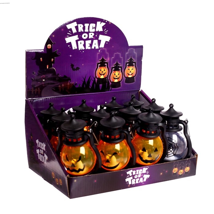 Светильник светодиодный «Хеллоуин», виды МИКС Светильник светодиодный «Хеллоуин», виды МИКС