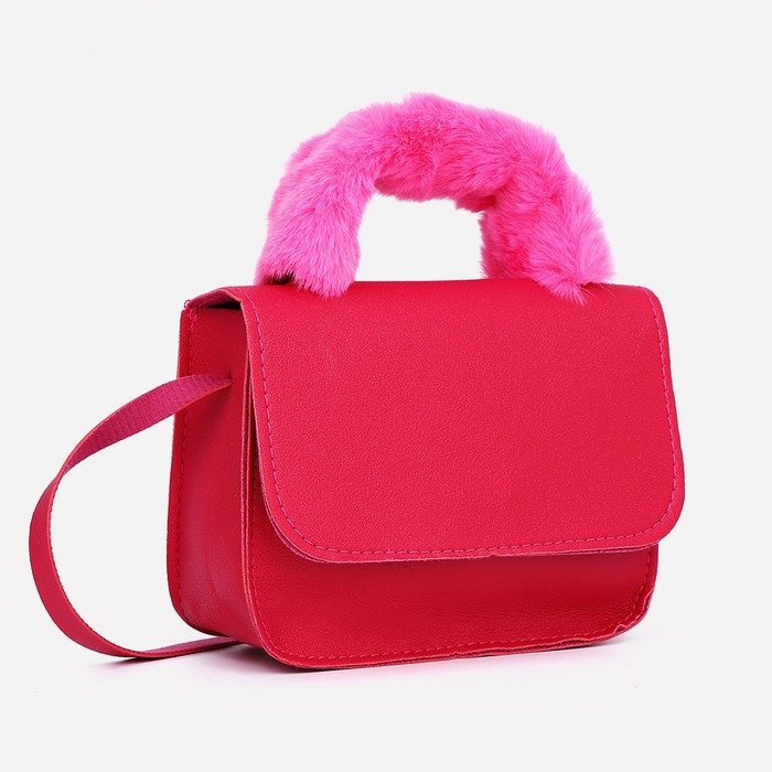 Сумка детская для девочки на магните, цвет малиновый Сумка детская для девочки на магните, цвет малиновый