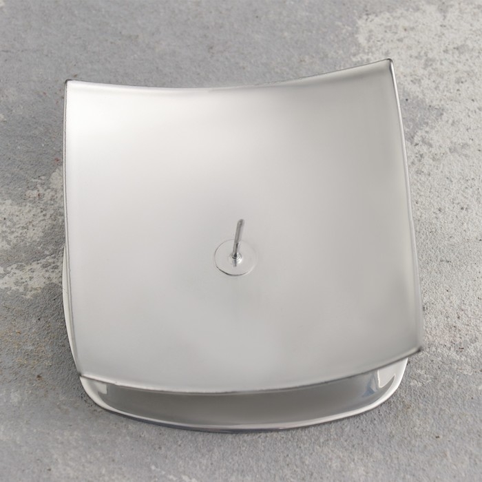 Подсвечник Подсвечник "Кварта" металл на одну свечу, 7х2,7 см, хром