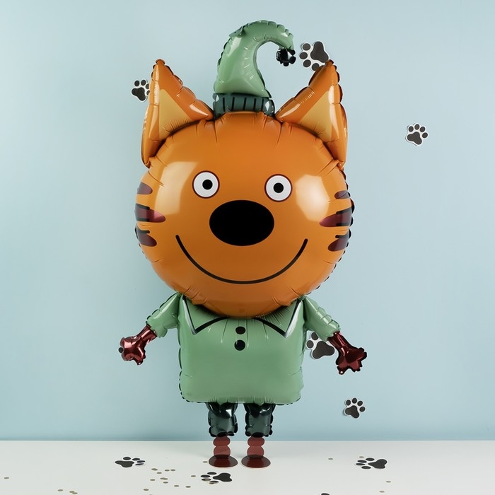 Шар фольгированный 43 Шар фольгированный 43" «Три кота. Компот», ходячая фигура