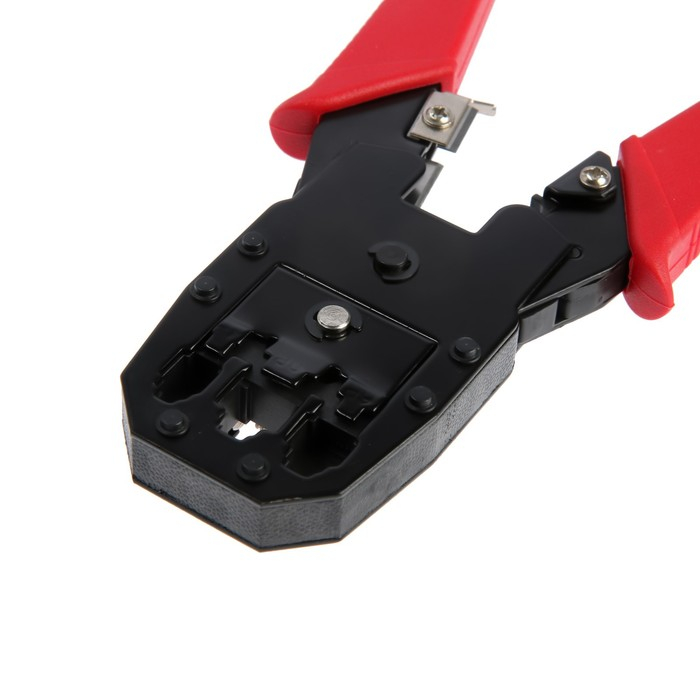 Кримпер ЛОМ, 200 мм, для обжима компьютерных RJ-45 и телефонных RJ-11/12 клемм Кримпер ЛОМ, 200 мм, для обжима компьютерных RJ-45 и телефонных RJ-11/12 клемм