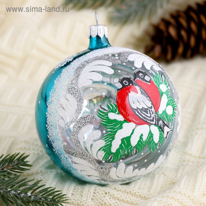 Шар Шар "Зимняя ветка" d- 9,5 см