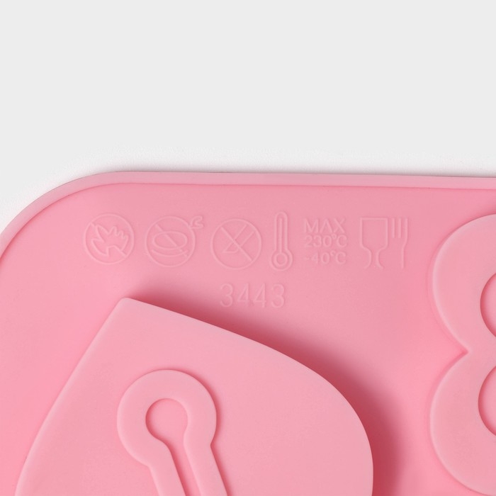 Форма для шоколада Доляна «Амуры», силикон, 13 ячеек, 23×16,5×0,5 см, цвет розовый Форма для шоколада Доляна «Амуры», силикон, 13 ячеек, 23×16,5×0,5 см, цвет розовый