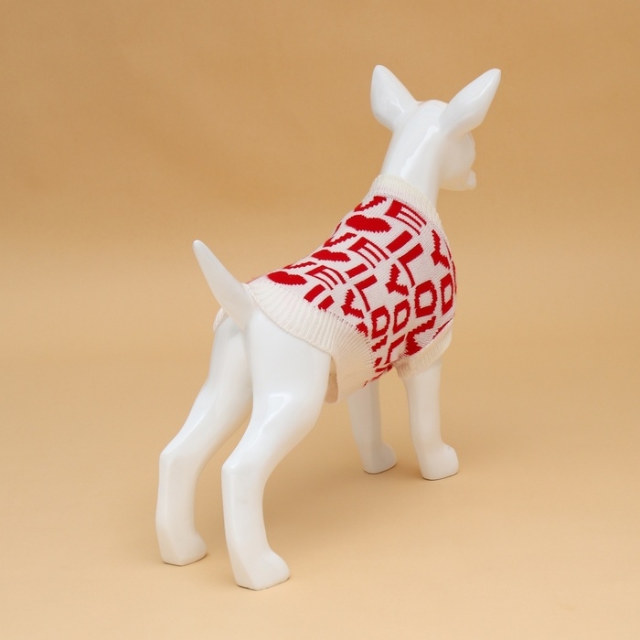 Свитер  Свитер "ILOVEYOU", M (ДС 26, ОШ 26, ОГ 28-46 см)