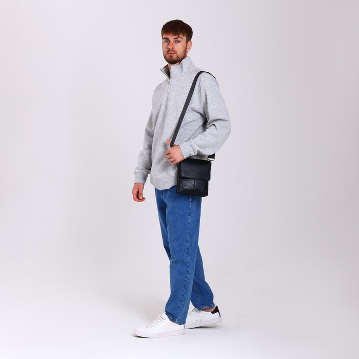 Сумка мужская, цвет чёрный Сумка мужская, цвет чёрный