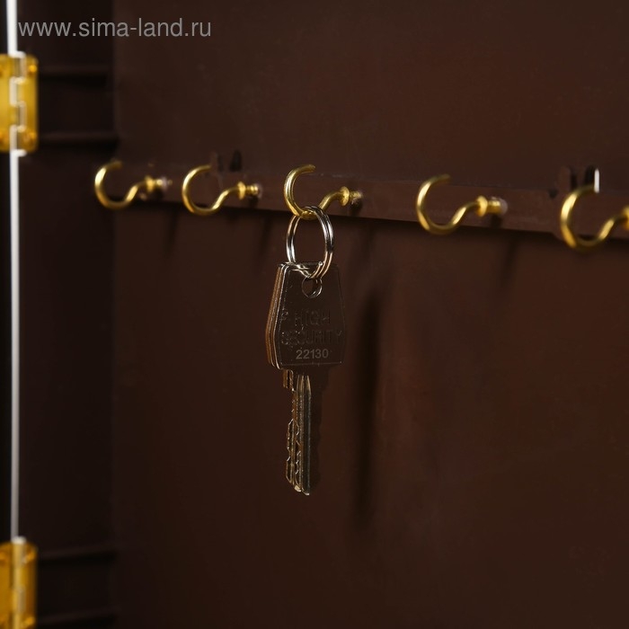 Ключница Ключница "Домик гномика" Венге 26х31х4,5 см