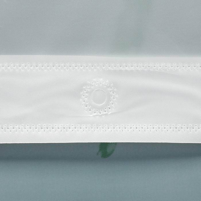 Штора для ванной Доляна «Синие маки», 180×180 см, EVA