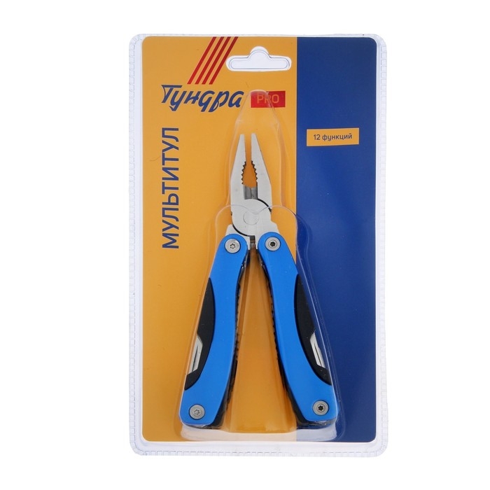Мультитул ТУНДРА ВДОМ, в чехле, 12 функций Мультитул ТУНДРА ВДОМ, в чехле, 12 функций