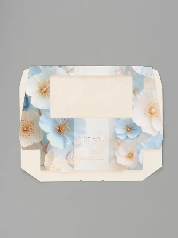 Коробка подарочная складная &laquo;Для тебя&raquo;, 20&times;12&times;4 см, с окном