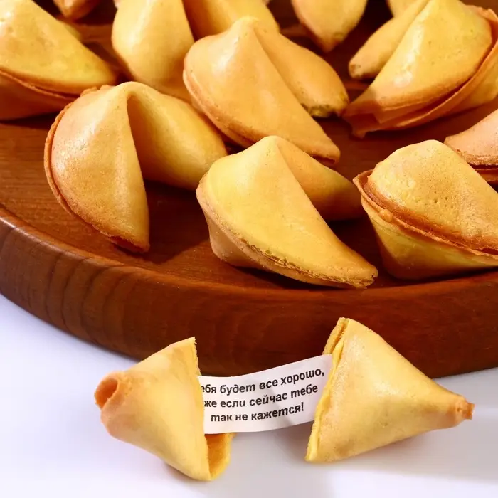 Набор печенье песочное с предсказаниями Набор печенье песочное с предсказаниями "Стандарт", 30 шт