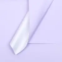 Пленка для цветов тонированная, матовая, светло-сиреневая, 57×57 см, 65 мкм