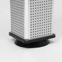 Стойка перфорированная, 4 стороны, ДСП, 22&times;22&times;60 см, серая
