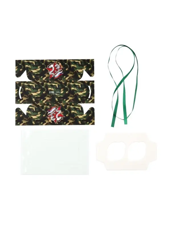 Коробка для капкейка &laquo;23 февраля&raquo;, 16&times;8&times;7.5 см