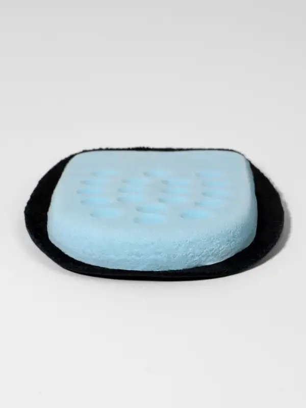 Подпяточники для обуви, кожаные, 10&times;7 см, пара, чёрные