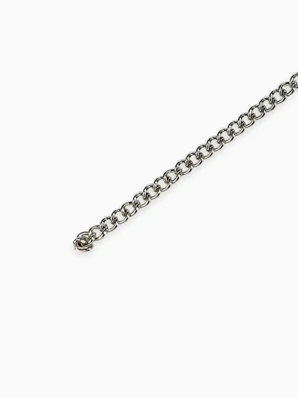 Цепочка железная без карабина на бобине, 0.4&times;0.4&times;0.11 см, L=10 м, цвет серебро