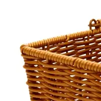 Набор корзин 2 шт 23х11х13  26х17х15 см ручка h=18/18 см металл каркас