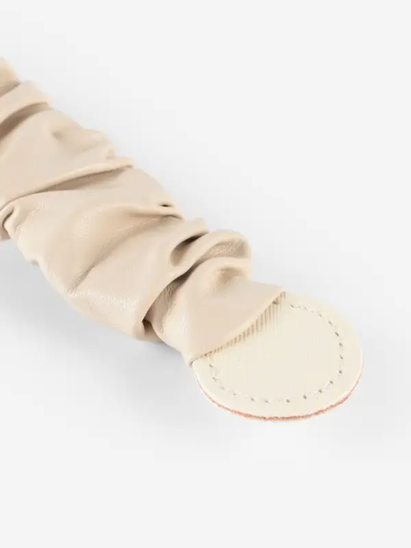 Ручка для сумки, пришивная, 18&times;3.5 см, молочная