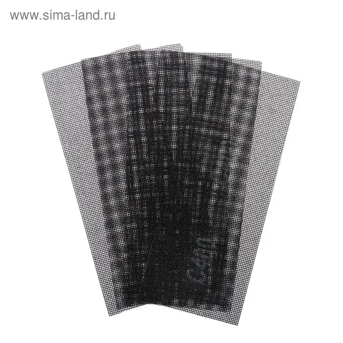 Сетка абразивная ТУНДРА ПРОФИ, водостойкая, карбид кремния, 115&times;280 мм, Р400, 5 шт.
