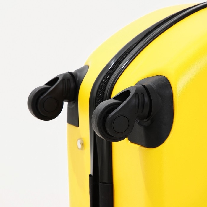 Чемодан детский 28 л (XS) HappyAnt, отдел на молнии, цвет жёлтый