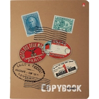 Тетрадь общая А5 ,48л, клетка,скрепка, МАРКИ МИРА, 5 шт в уп,7-48-619/5