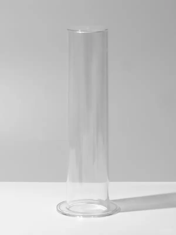 Подставка для резинок и бижутерии &laquo;Тубус&raquo;, 8&times;8&times;24 см, прозрачная