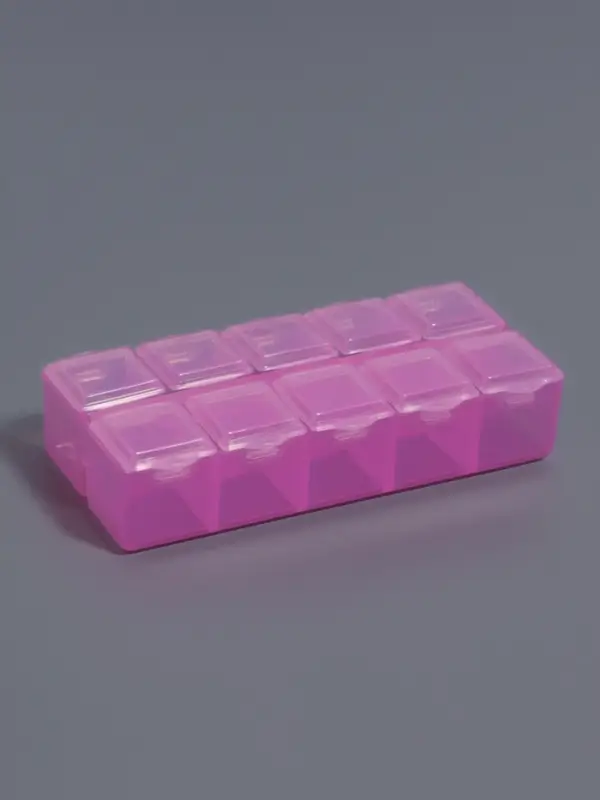 Органайзер для хранения мелочей, 10 ячеек, 8.8×4.5×2.1 см, МИКС Органайзер для хранения мелочей, 10 ячеек, 8.8×4.5×2.1 см, МИКС