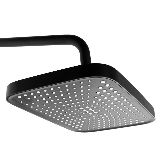 Душевая система ZEIN Z3686, верхняя и ручная лейка, ПВХ шланг, гигиенический набор, черная Душевая система ZEIN Z3686, верхняя и ручная лейка, ПВХ шланг, гигиенический набор, черная