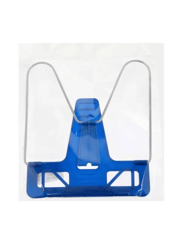 Подставка для книг &laquo;Отличный выбор&raquo;, с пластиковым упором, эконом, синяя