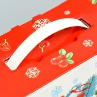 Подарочная новогодняя коробка «Открытка» 23.5×10×30.5 см