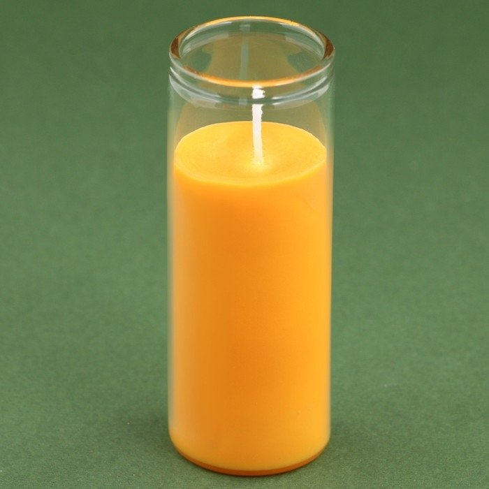 Новогодняя свеча в колбе «Апельсин» Новогодняя свеча в колбе «Апельсин»