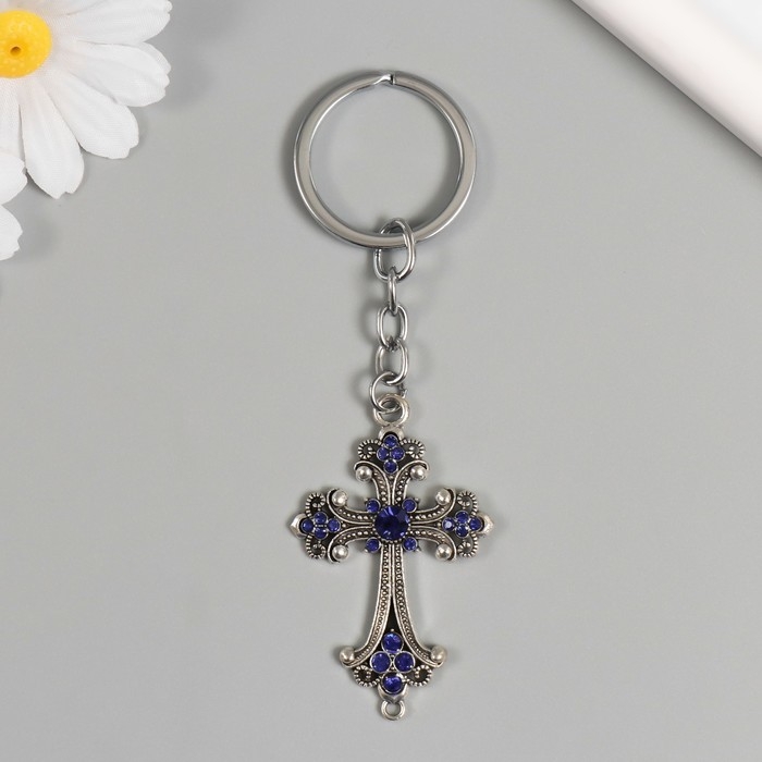 Брелок от сглаза металл Брелок от сглаза металл "Ажурный крест" 3,5х5 см
