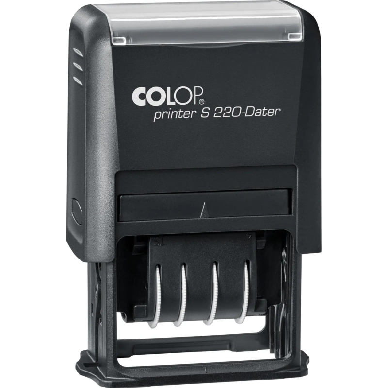 Датер автомат. пласт. S220Bank шрифт 4 мм месяц цифр. (аналог 4820B) Colop