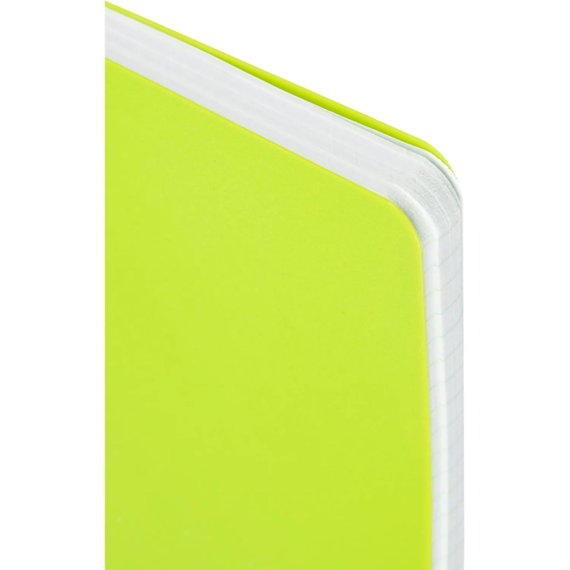 Бизнес-тетрадь А5,96л,кл,спир,пластик,тон.бл. Attache Bright colours Лайм