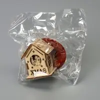 Ёлочная игрушка &laquo;Домик со снеговиком&raquo;, 6&times;4.5&times;4.5 см, от батареек, свечение тёплое белое