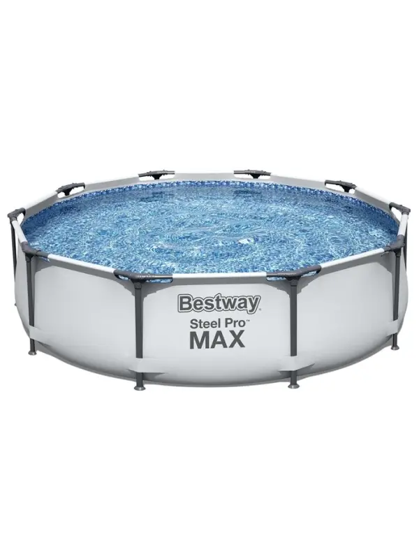 Бассейн каркасный Steel Pro Max, 305&times;76 см, с фильтр-насосом, круглый, 56408 Bestway