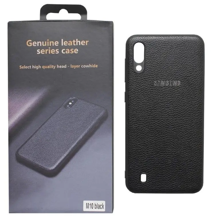 Чехол Samsung A10/M10 под кожу с коробкой Чехол Samsung A10/M10 под кожу с коробкой