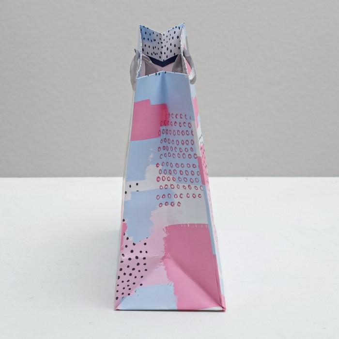 Пакет подарочный ламинированный, упаковка, «Радости!», 22 х 17.5 х 8 см