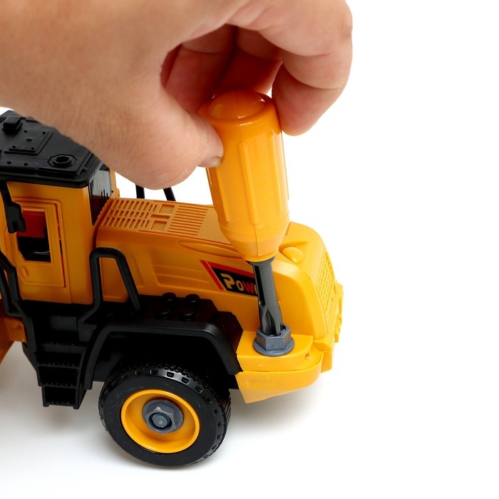 Конструктор винтовой «Погрузчик», инерция, 33 детали Конструктор винтовой «Погрузчик», инерция, 33 детали