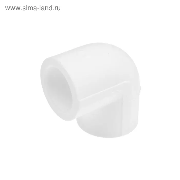 Угольник "СТМ", полипропиленовый, d=20 мм, 90°