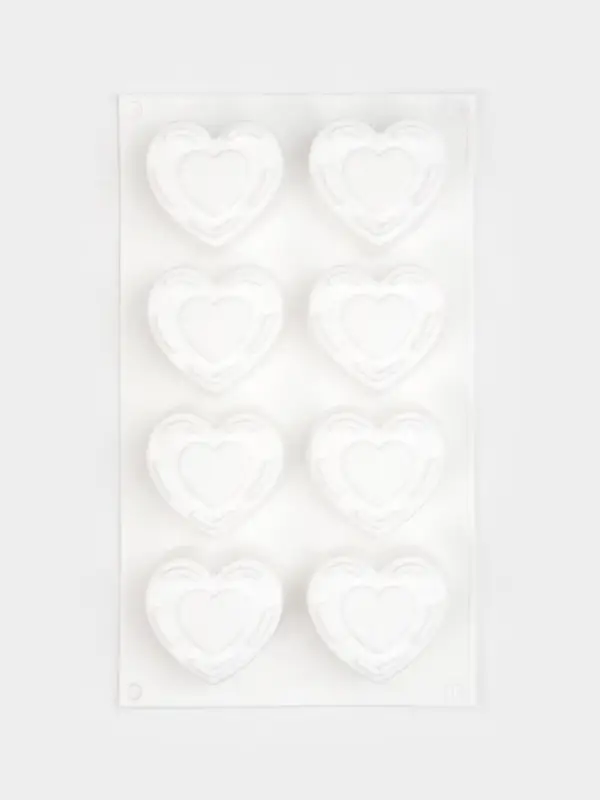 Набор кондитерский Доляна, 2 предмета: форма для муссовых десертов 29.5&times;17&times;4.3 см, молд 6.7&times;3.3 см