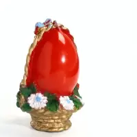 Свеча декоративная &laquo;Пасхальное яйцо в корзинке&raquo;, 7&times;10.5 см, 130 г