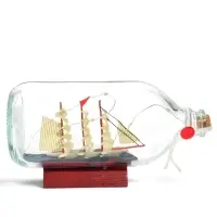 Корабль сувенирный в бутылке &laquo;Танец волн&raquo;, с подсветкой, 18&times;7.5&times;10 см