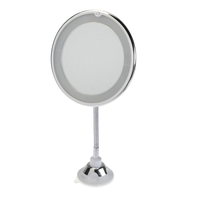 Зеркало ENERGY EN-757, подсветка, увеличение 5Х, d=12.5 см, 3хАА Зеркало ENERGY EN-757, подсветка, увеличение 5Х, d=12.5 см, 3хАА