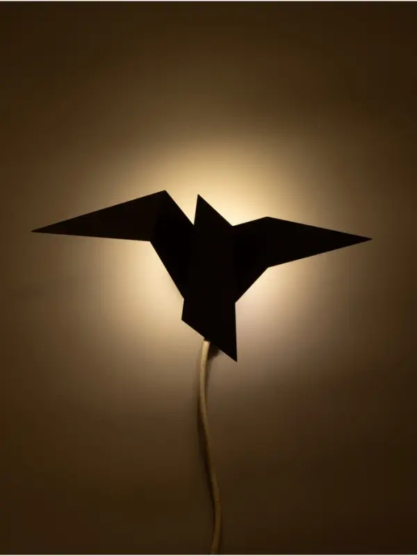 Светильник потолочный BayerLux Crow, 1&times;10 Вт, GU10, черный, 35&times;18&times;10 см