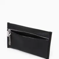 Сумка женская тоут TEXTURA на молнии, с кошельком, 30&times;10&times;24 см, чёрный