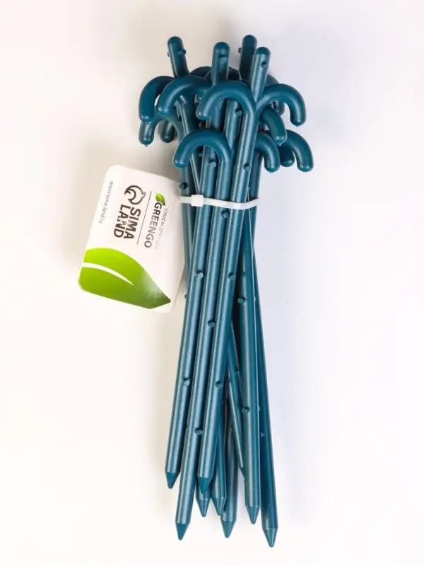 Набор колышков для зажима укрывного материала, h=24 см, набор 10 шт., Greengo