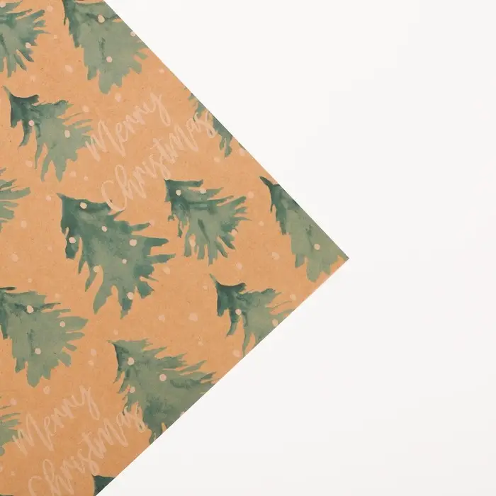 Бумага упаковочная крафтовая Merry christmas, 50×70 см Бумага упаковочная крафтовая Merry christmas, 50×70 см