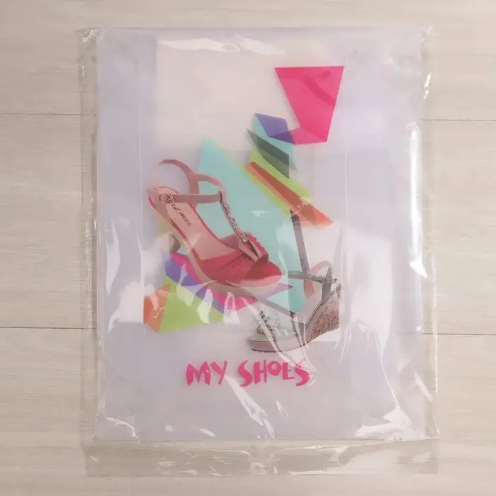 Короб для хранения обуви с ручкой «Босоножки», 31×18×11 см, цвет прозрачный