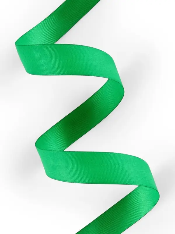 Лента репсовая, 25 мм, 23&plusmn;1 м, зелёная №19