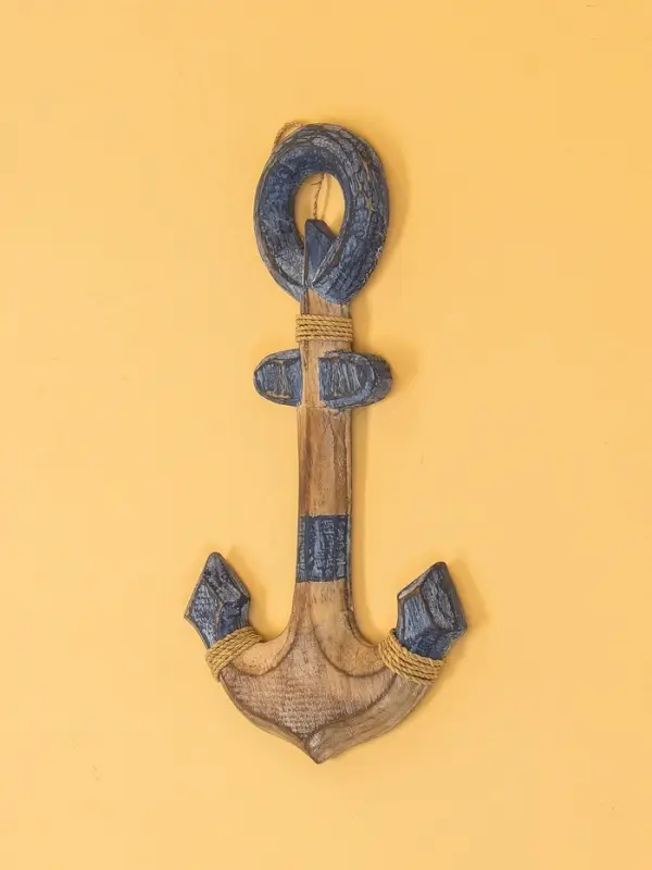 Декор интерьерный «Якорь», 15×2×28 см, дерево